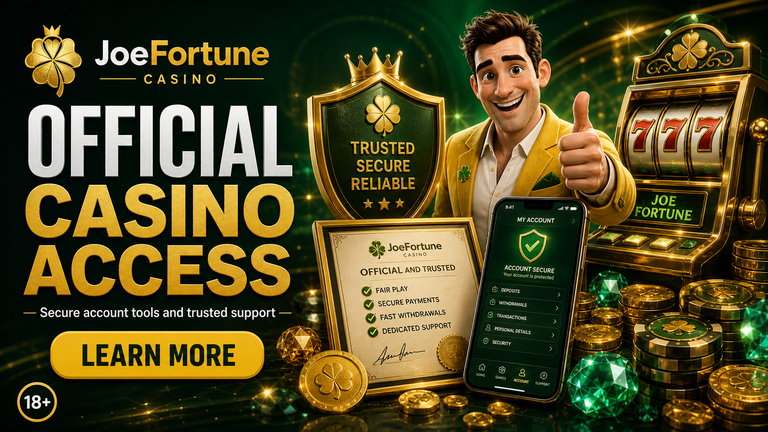 Joe Fortune card and bank payment methods