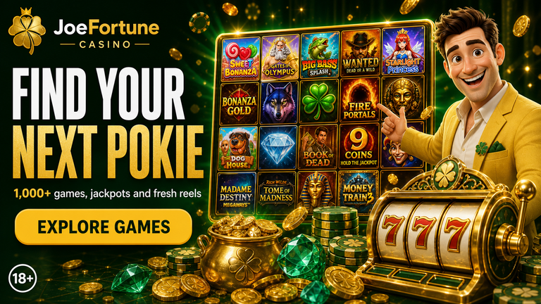 Joe Fortune pokies reels and free spins